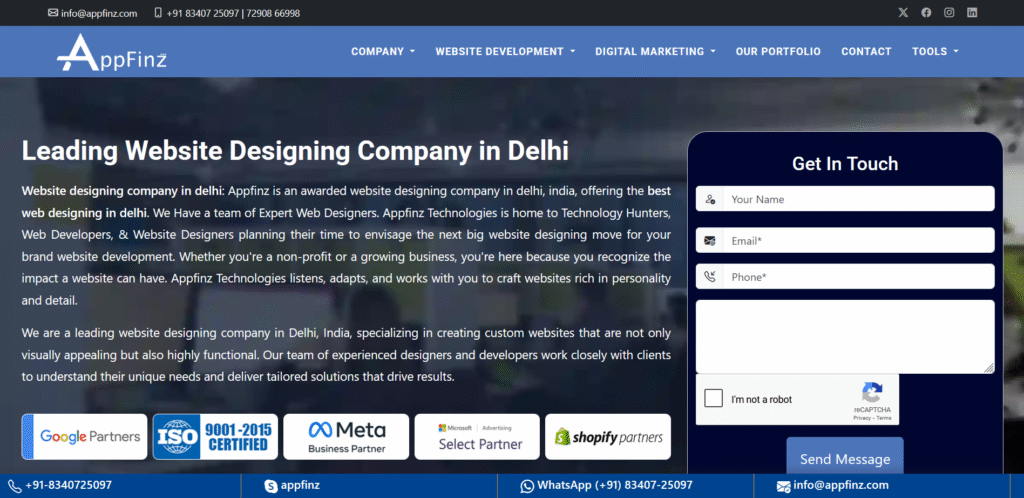Shopify Company Guide 2025: Success for Business Owners 4 leading website designing company in delhi