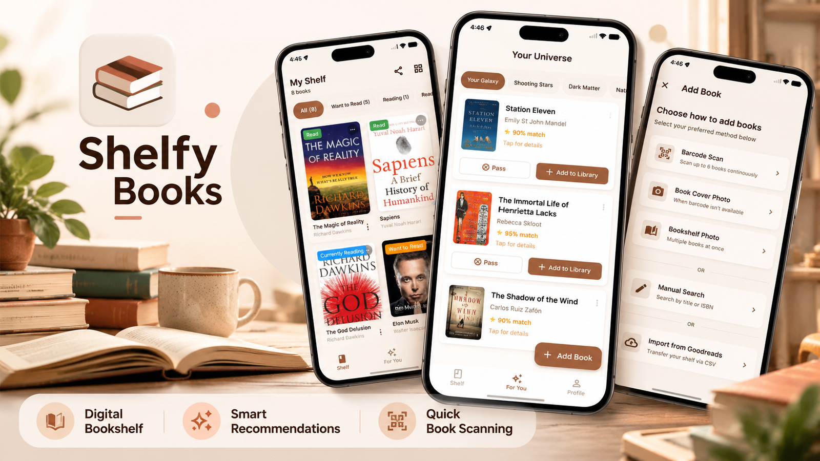 Mobile App Portfolio - Shelfy Books