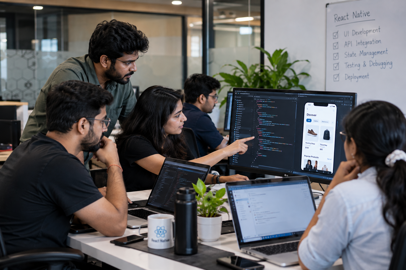 React Native Development Company Team - Hire Dedicated React Native Software Development Agency Engineers at Appfinz Technologies