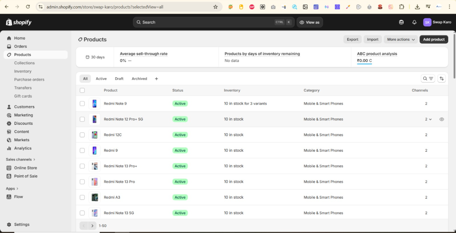 Product Upload & Catalog Setup